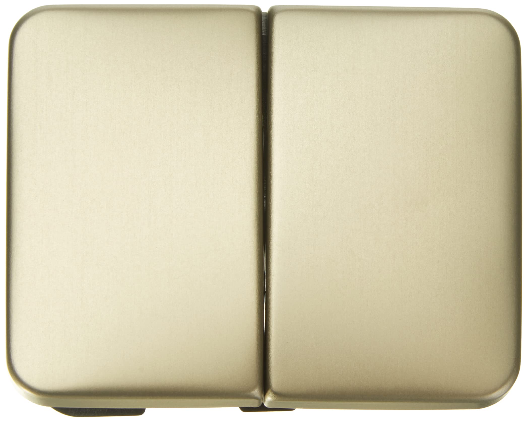 Plaque De Recouvrement Double, Verticale 71 Mm D'entraxe, Pour Des Fonctions D'interrupteur Double, Toggle