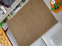 Tapete Sisal 1,50 X 2,00 Sala Escritório Antiderrapante -S-578-TERRACOTA