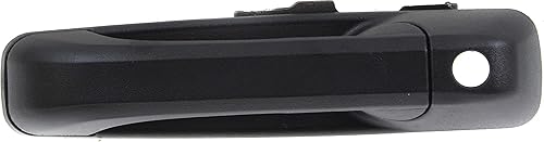 Garage-Pro Manija exterior para puerta delantera compatible con Jeep Grand Cherokee 2005-2010 LH texturizado negro con plástico de ojo de cerradura