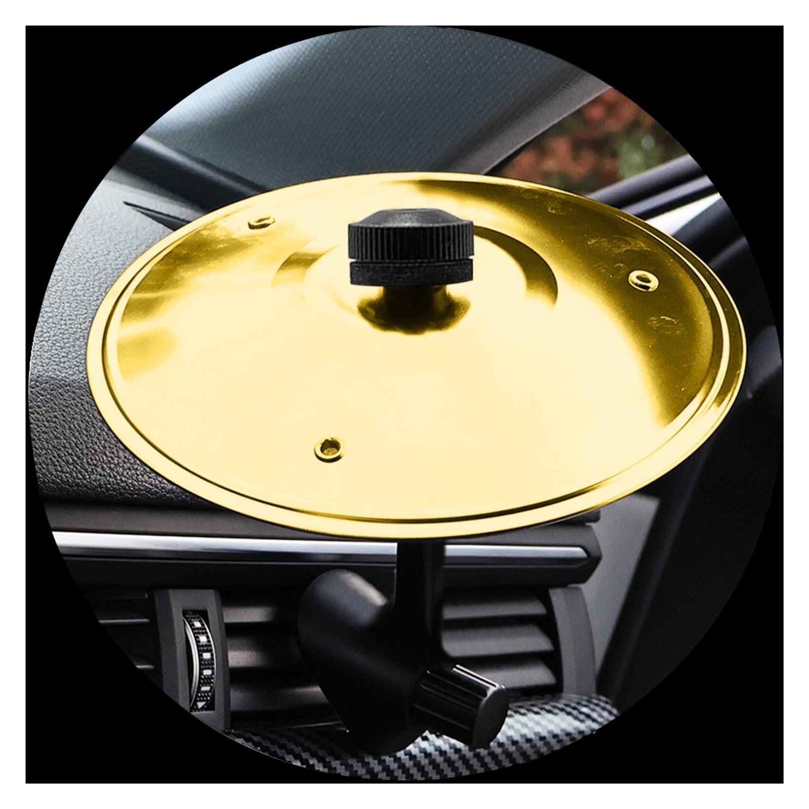 Cymbale a Main 1-3 pièces alliage voiture Crash cymbale évent tambour Mini facile à installer clipser