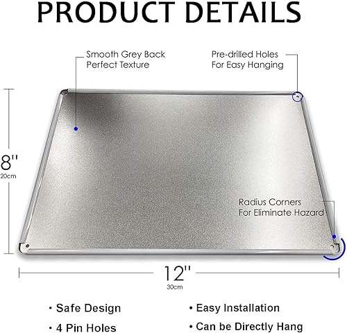 Miniatura 2 de Letrero de metal con texto en inglés "This is a Drug Free Workplace! We Conduct Drug Testing Sign, 12 x 8", metal