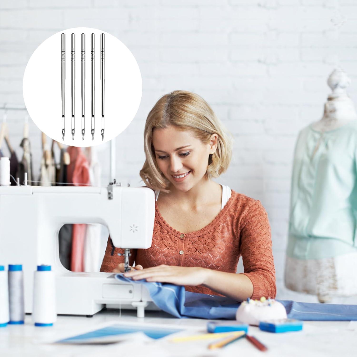 30 Pcs DB 110/18 Industrial Sewing Machine Needles for Knit Fabric - Image 5