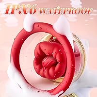 Vista 7 de Juguetes sexuales Rose Toy Sucker Vibrador - Juguetes para pezones con 9 modos de vibración y 3 modos de succión, vibradores de juguete sexual