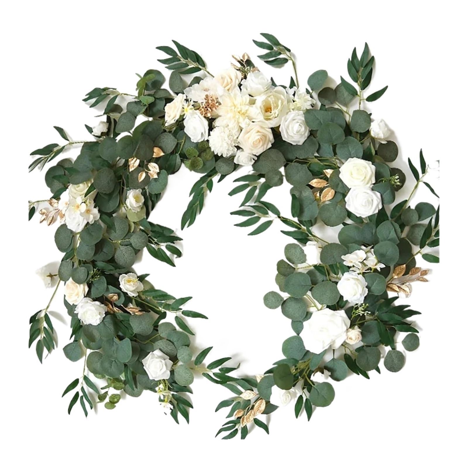 MNUvxzaewf Sweetheart Table Centerpieces for Backdrop Wedding Decoration(Creamy White)