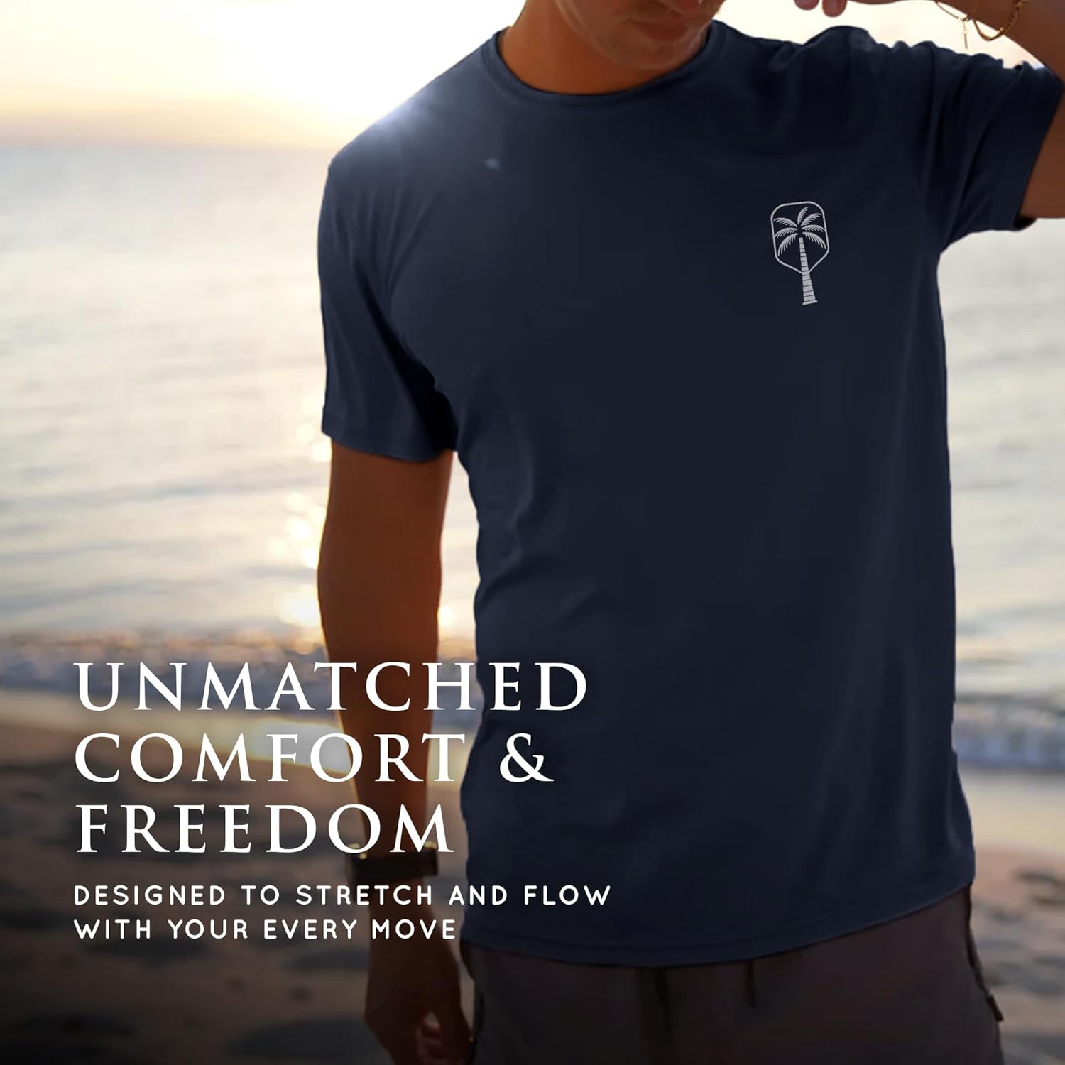 Mens Performance Short Sleeve Pickleball Shirt – Premium UV Protection, Moisture-Wicking, and Odor-Fighting Design - Image 7