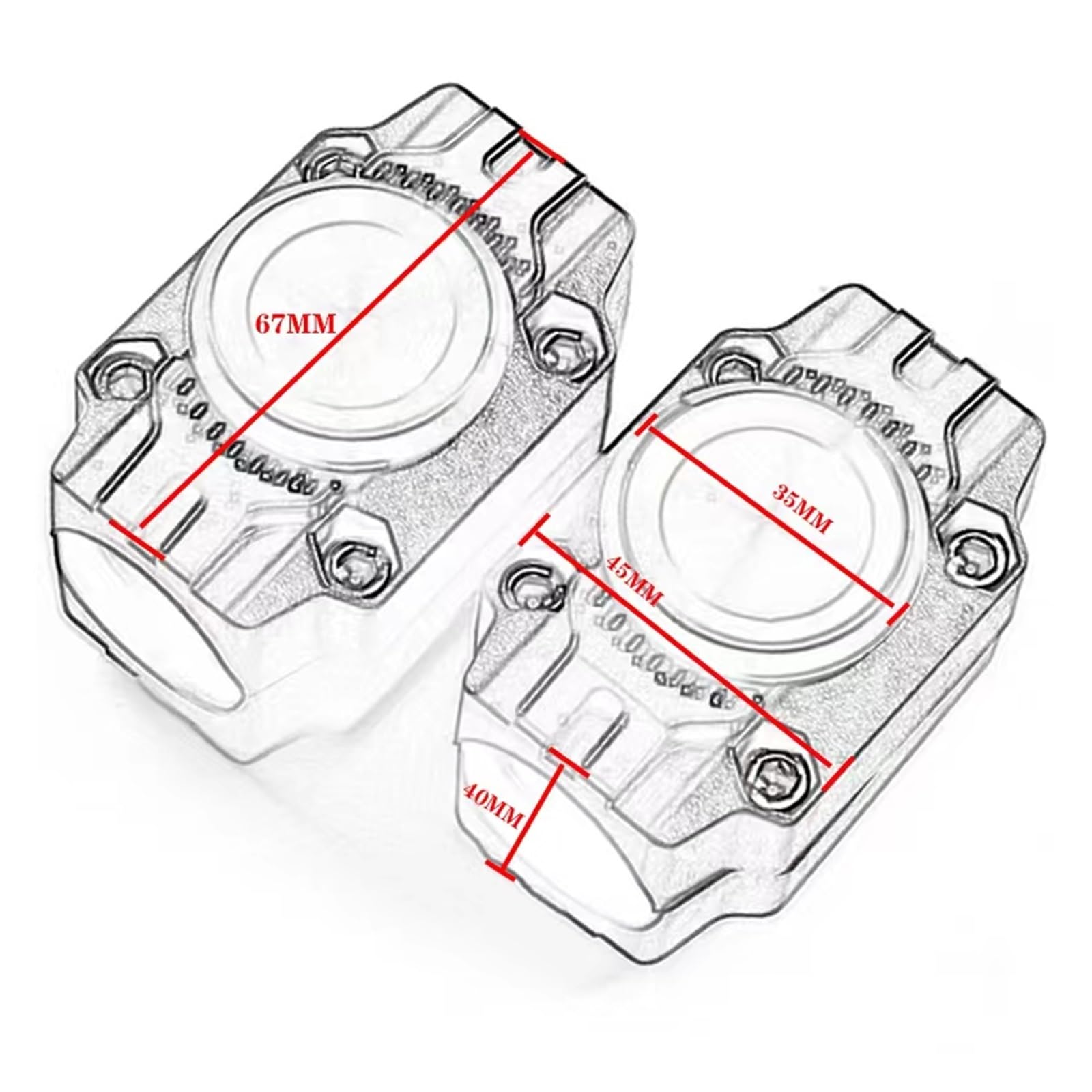 Paramotore Motorcycle Protezione Motore Moto Paraurti Moto Blocco Protezione Protezione Motore Accessori per Loncin per Voge 300AC 200AC 300R 500DS 500R 650DS ER10 300 per AC (Misurare : Two Blue)