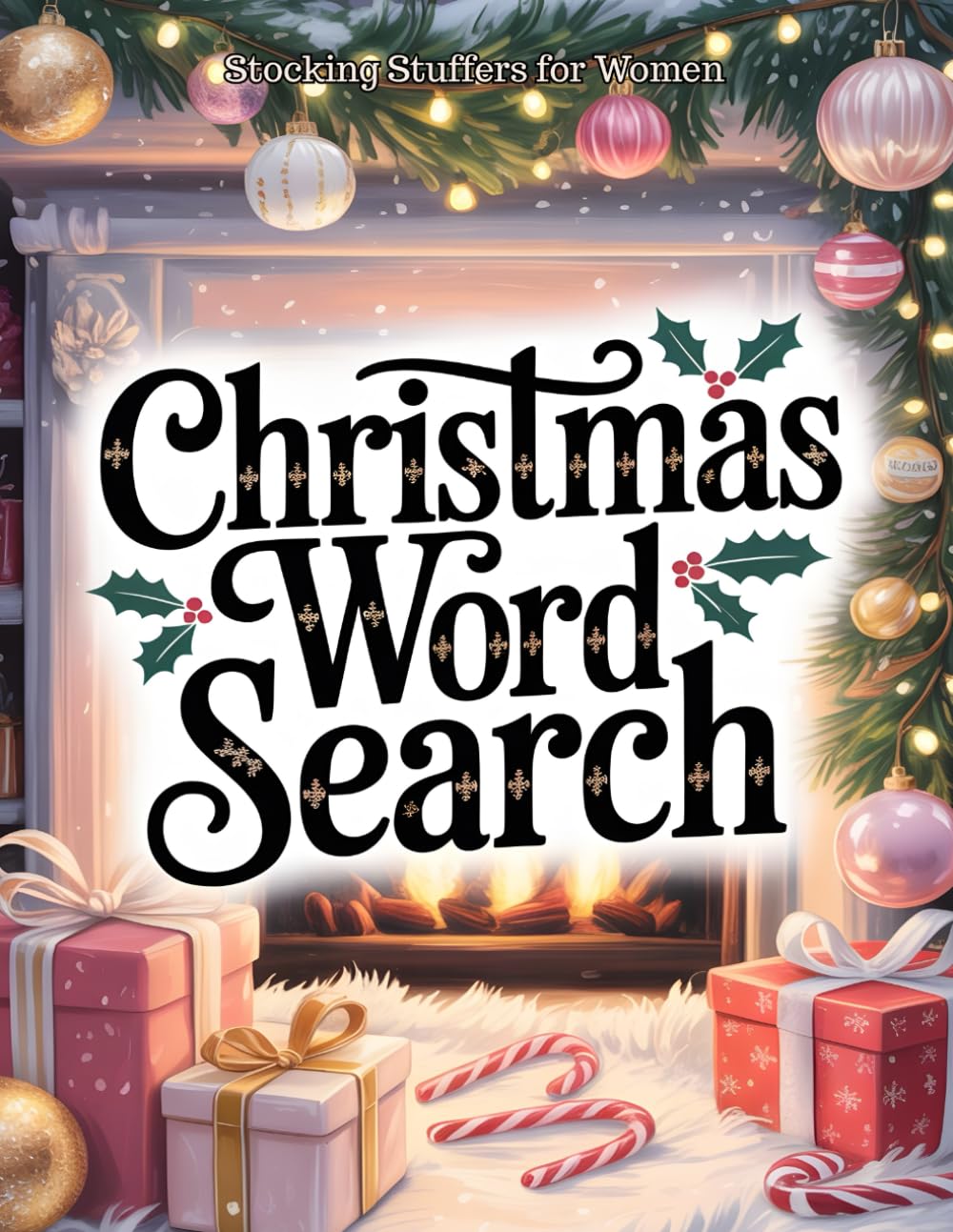 Stocking Stuffers for Women: Word Search Book for Adults: Themed Christmas Word Find