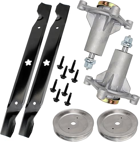 Caltric Hoja de polea de montaje de 2 husillos compatible con Husqvarna Gth2254 Xp Xpa Xpb Gth2448T Gth2454T