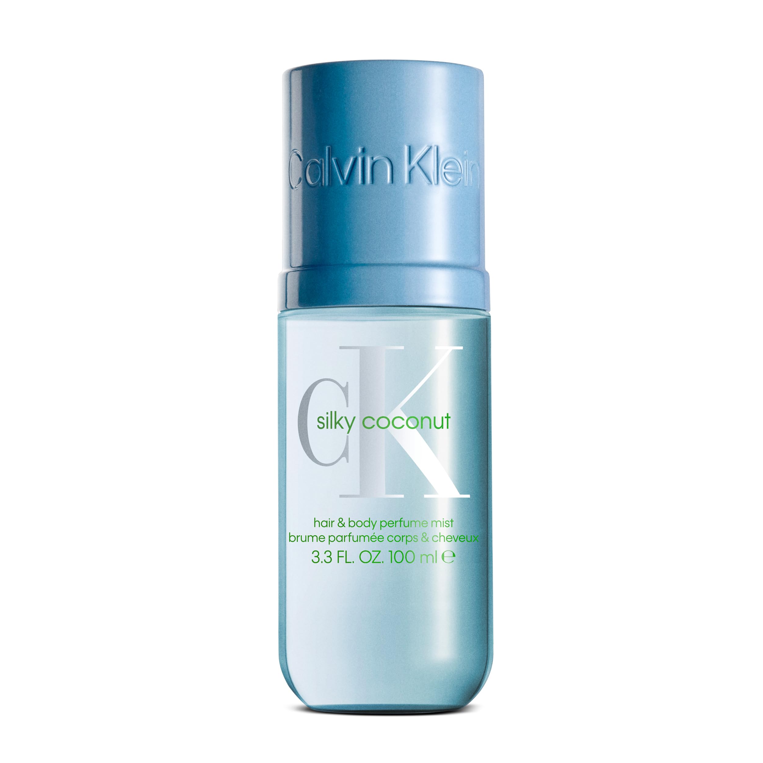 Calvin Klein Silky Coconut Unisex Hair & Body Perfume Mist, Hydrating, Refreshing Icy Coconut and Juicy Pineapple, 100ml