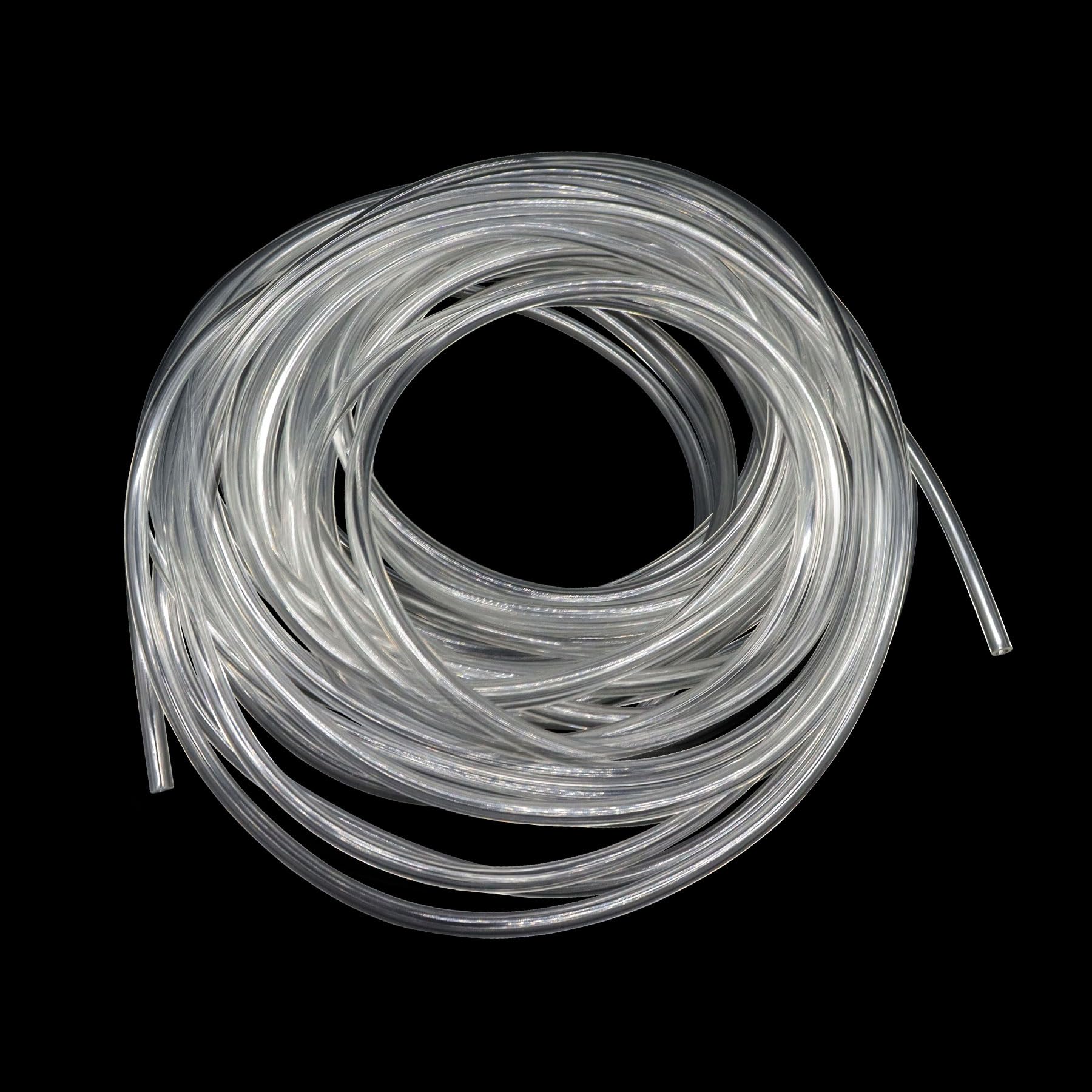 Imeistek Transparent 3Mm Id X 5Mm Od Clear Plastic Tube Hose, 10M Length Food Grade Flexible Pvc Vinyl Tube Pipe For Oil Water And Air Transfer