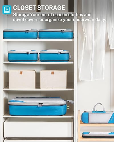 Miniatura 8 de Gonex cubos de compresión para embalaje, almacenamiento organizadores en cubo de malla extendible