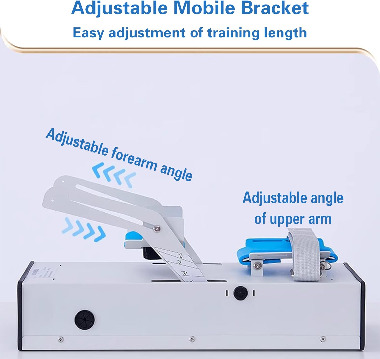 Electric Elbow Joint Rehabilitation Trainer - Adjustable Arm Exerciser, -5° to 140° Flexion & Extension Angle, Ideal for Post-Op Recovery, Fracture Rehabilitation & Stiffness Relief