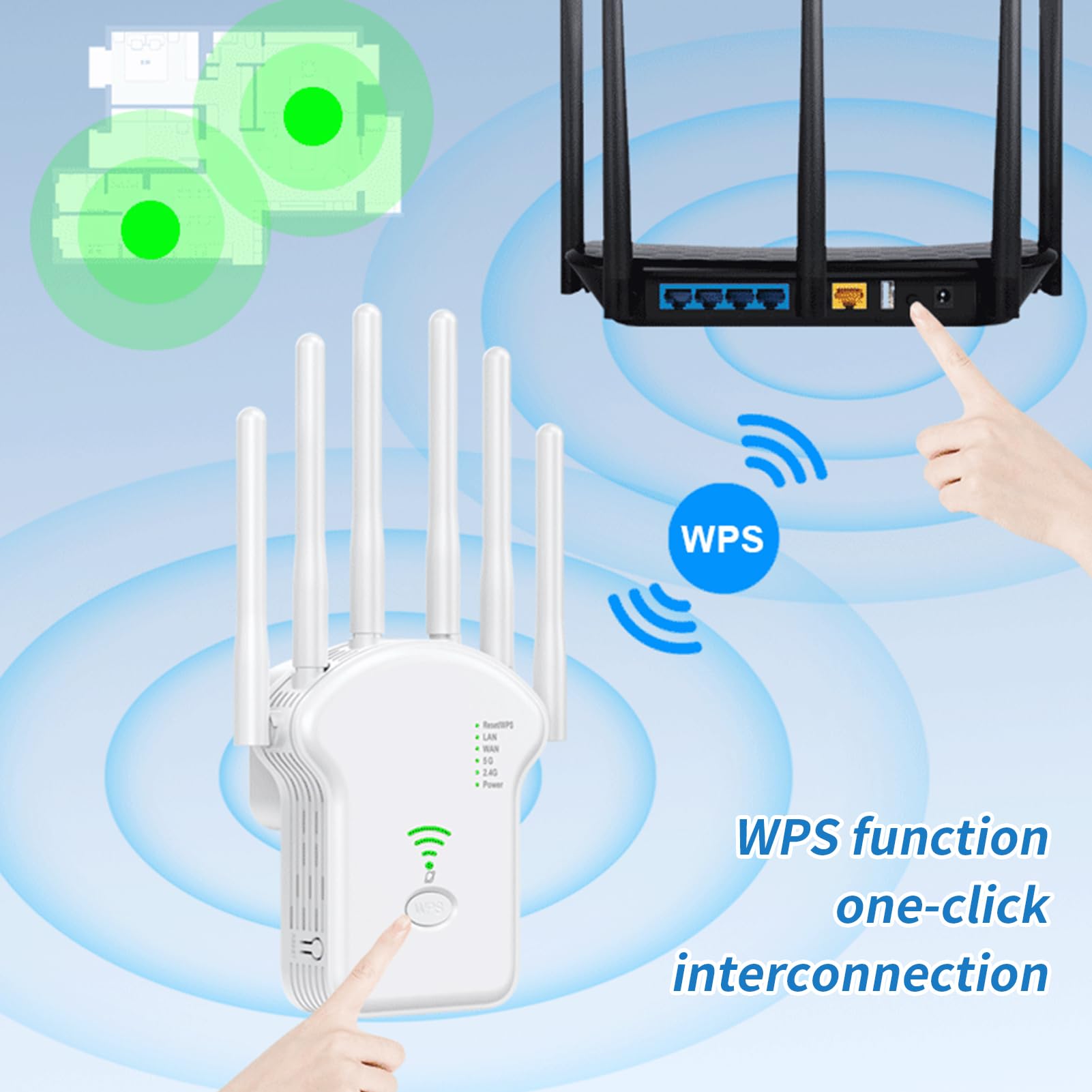 Amplificateur De Signal WiFi Extension du Reseau