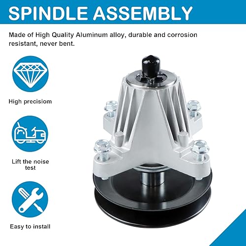 Miniatura 3 de Conjunto de cubierta de husillo con polea para MTD Cub Cadet Troy Bilt 618-06981 918-06981 XT1-LT50 XT2-LX50 13AQA1KQ897 50" Decks Mower