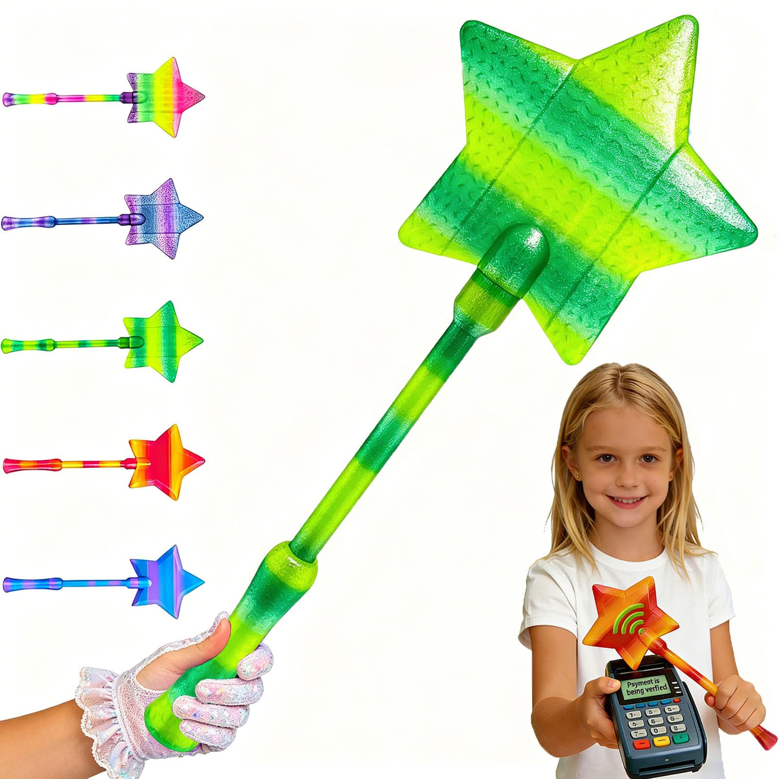 Credit Card Wand Tap to Pay Wand, 3D Printed Magic Wand Credit Card Holder