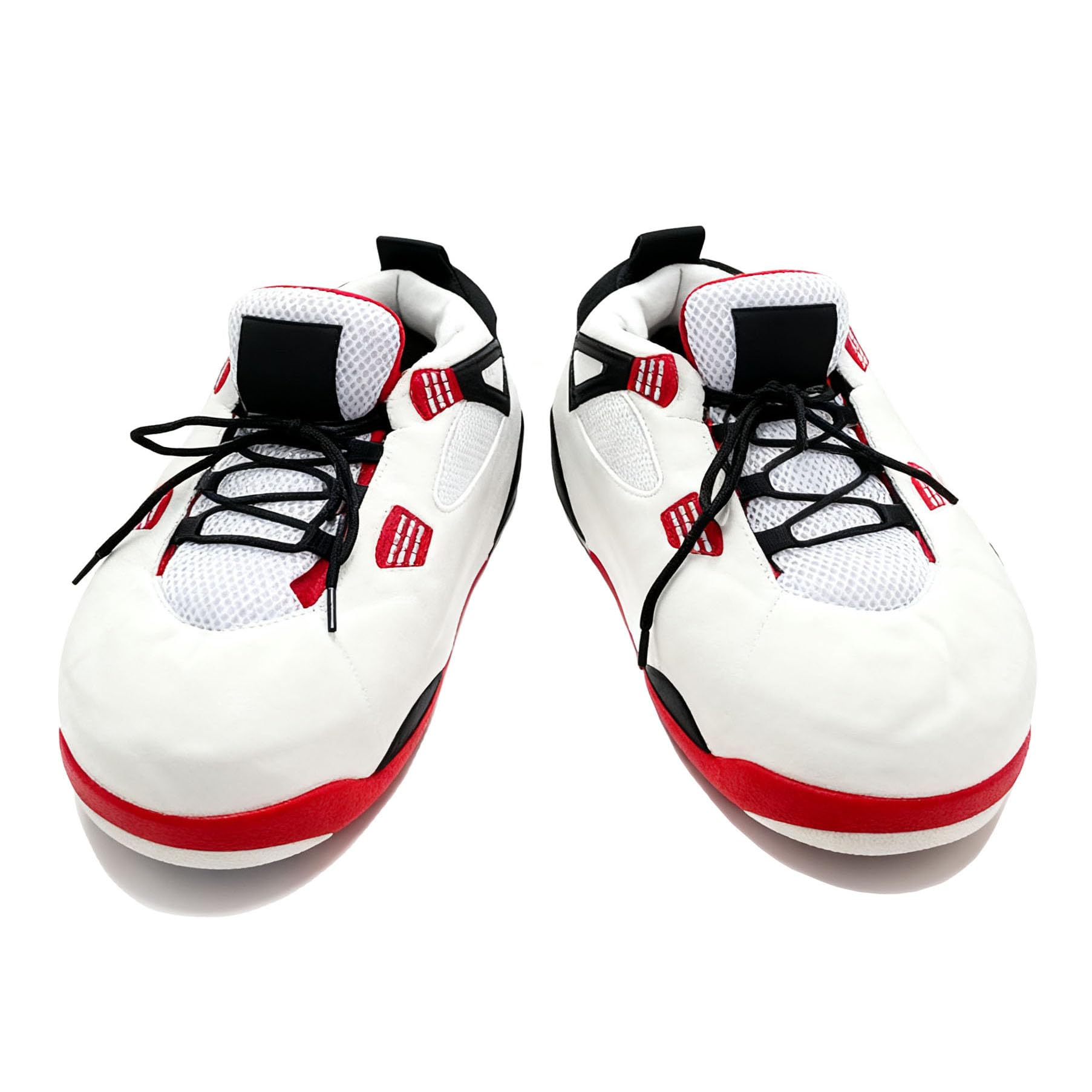 Mululian Unisex Cosy Trendy Big Sneaker Slippers Comfy Kicks Non Slip Sole Indoor House Plush Slippers - One Size Fits Most