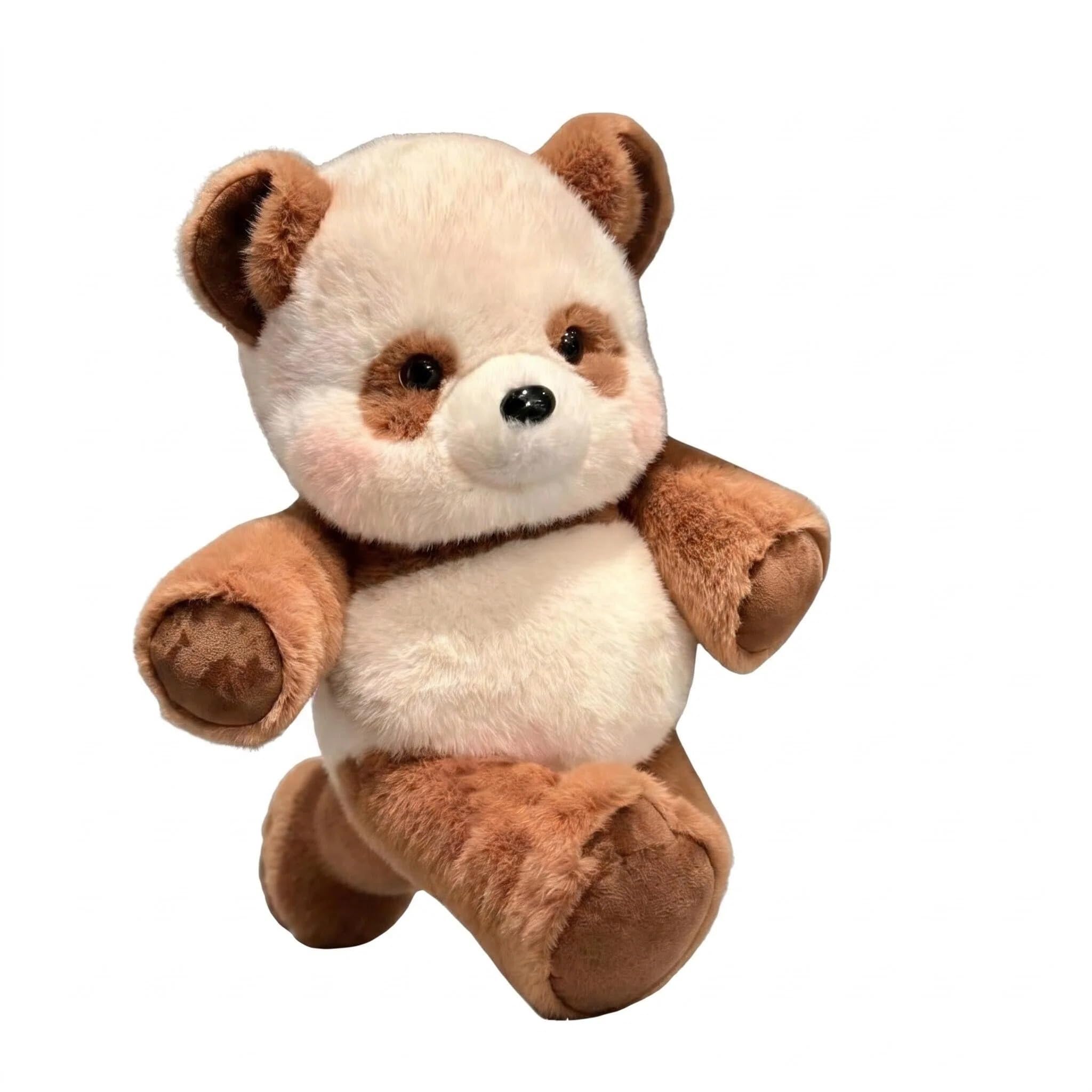 BRTNUP Running Plush Panda Toy, 17.7″ Cute Running Panda Plush Toy Brown