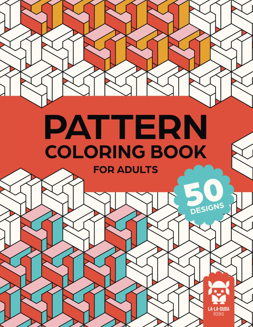 Pattern Coloring Book for Adults: A Therapeutic Journey Through the Intricate Geometric Patterns - Adult Coloring Designs for Relaxation, Stress