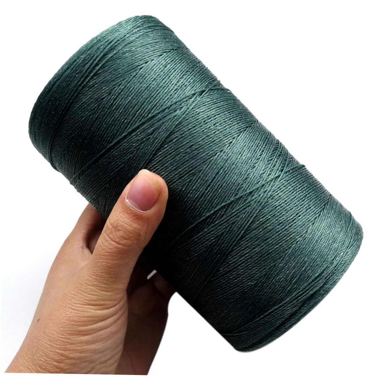 TOYANDONA 2 Cuerdas de Nylon Trenzado para Reparación de Redes de Pesca, Resistentes y Ligeras, Ideales para Lagos y Ríos, Color Verde, Pack de 2 Piezas