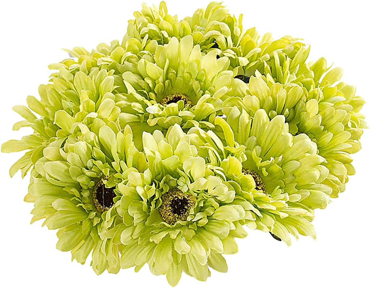Emivery 10Pcs Artificial Gerbera Flower Fake Daisy Flowers