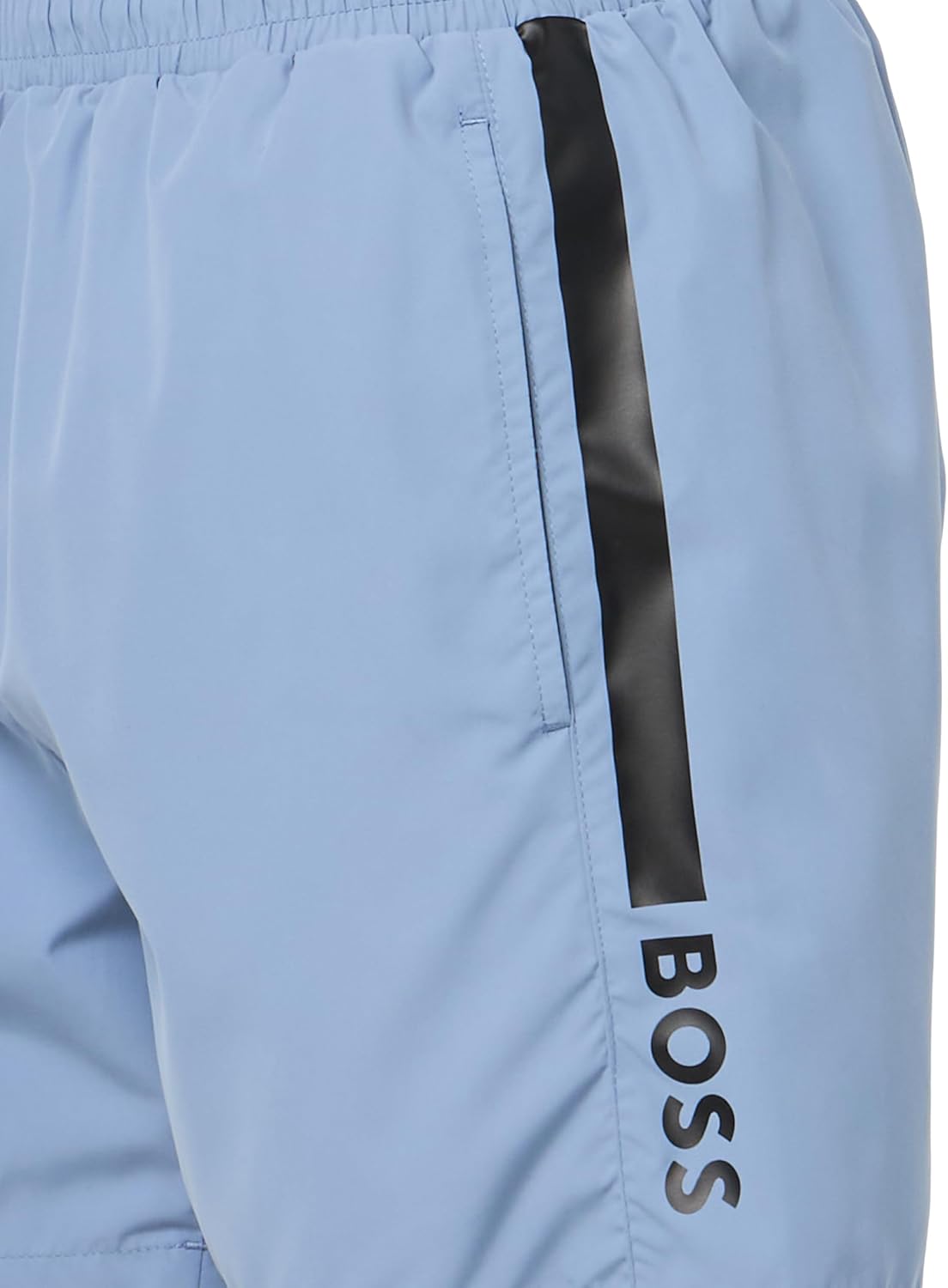 BOSS Mens Vertical Logo Swim Trunk - Image 3