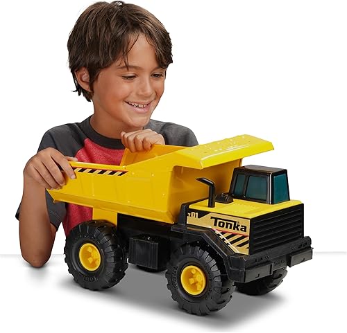 Tonka Classic Steel vehículo de juguete camión de basura fuerte Amarillo