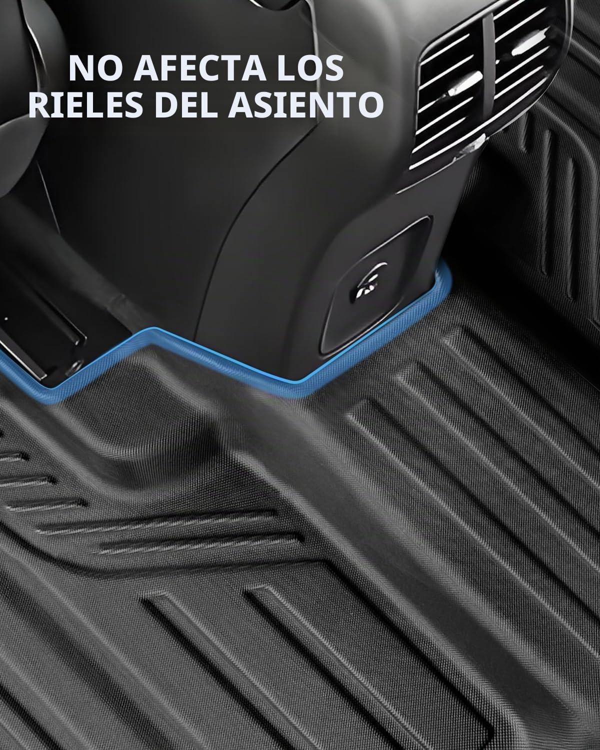 (3 Piezas) TPE Alfombrillas para Ford Kuga MK3 PHEV 2020-2025 2026 | Alfombras Originales, Tapetes con Bordes Elevados, Accesorios Antideslizantes e Impermeables, Volante Izquierdo