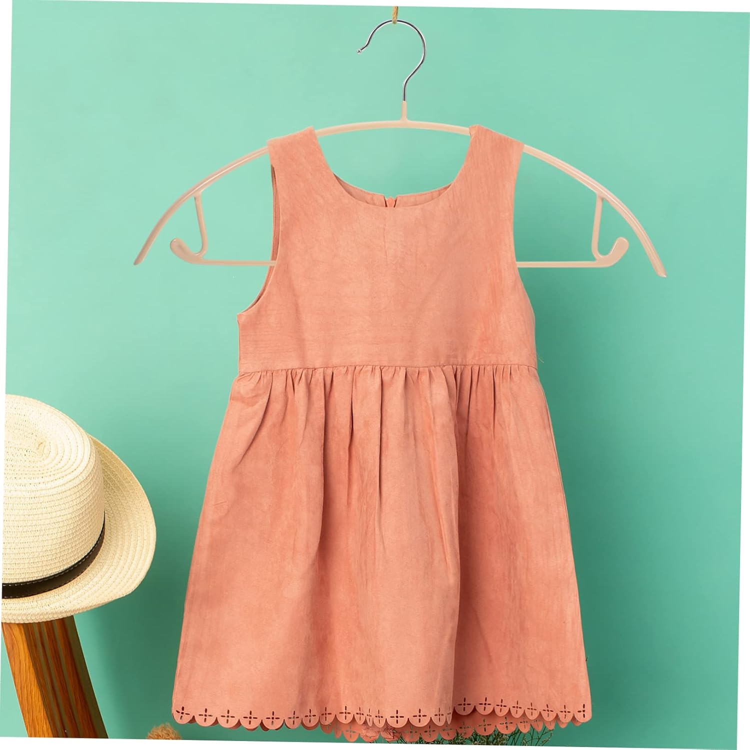 Ciieeo 10Pcs Skidproof Clothes Hanger Coated Non Slip Traceless Design for Tank Tops Pants and Skirts Heavy Duty Multipurpose Clothing Rack for Home Use