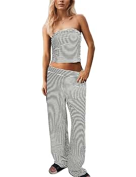 スケートボード styling set cropped T-shircargo pants GORGLITTER Women's 2pcs Colorblock Patchwork Outfits Crop