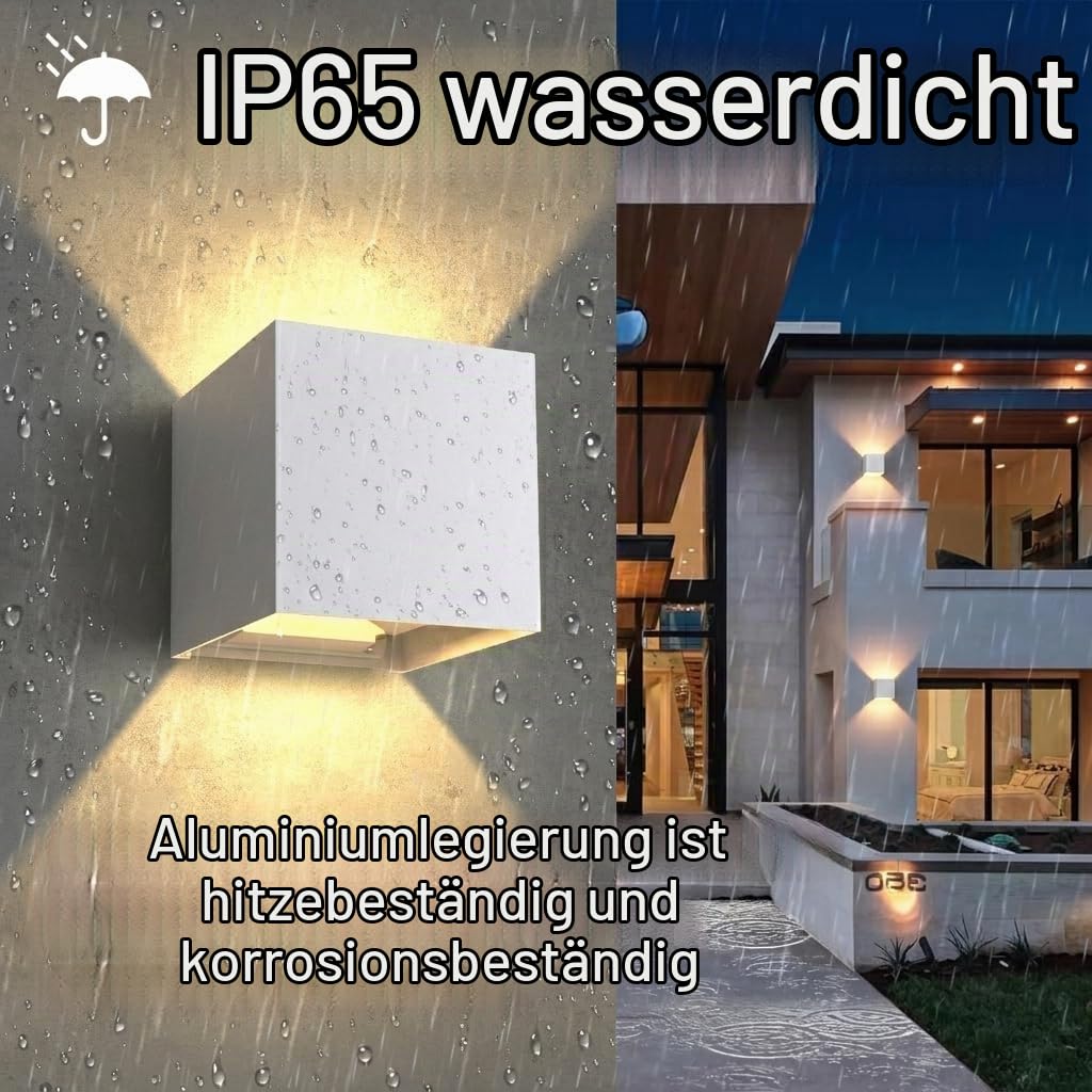 KICAAO 2 Stück Wandlampe Austauschbarer 5W G9 LED Lampe,Weiß Warmweiß 3000K