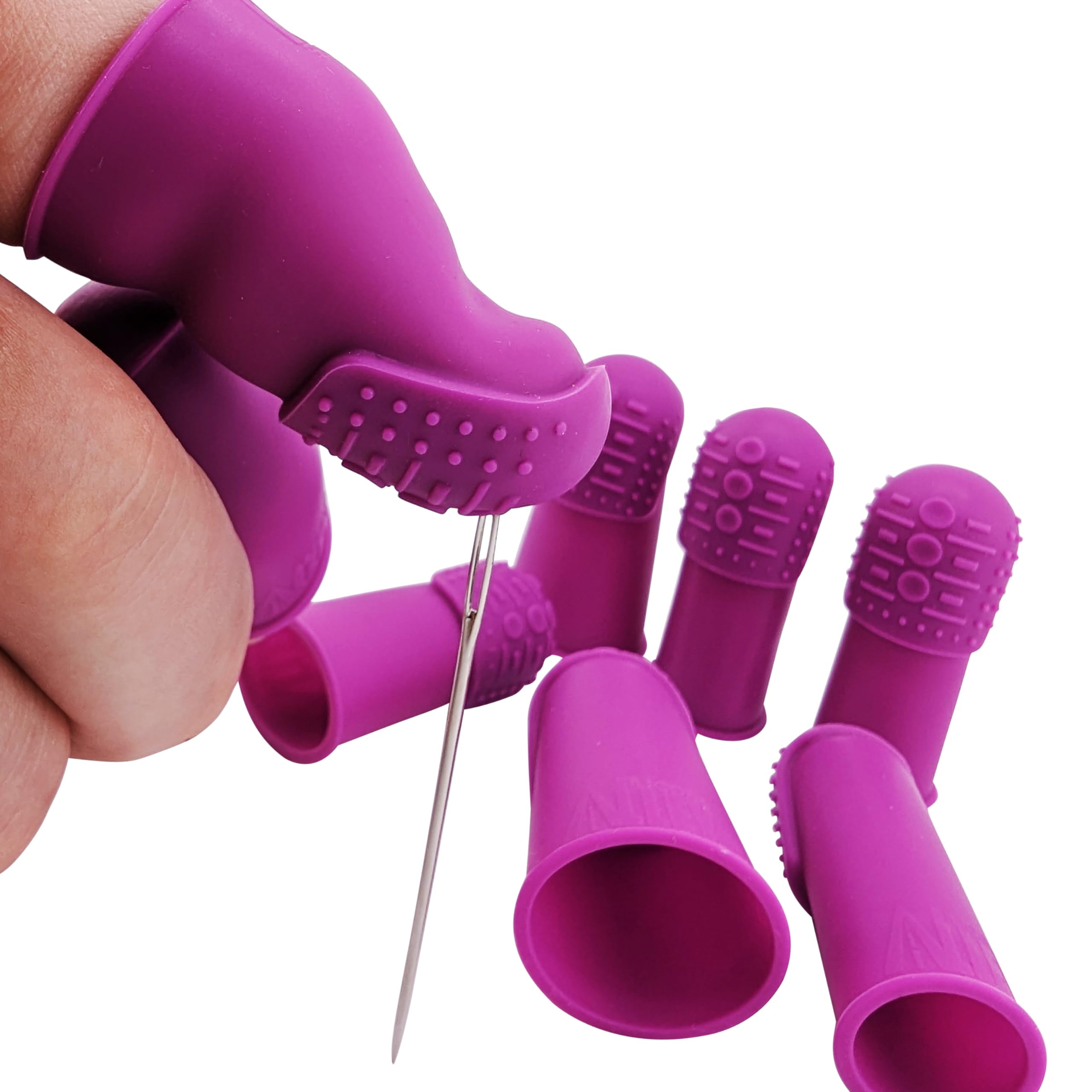 Dedales flexibles | Dedal de agarre THIK | Pequeño (3) - Mediano (3) - Grande (3) - Cómodo