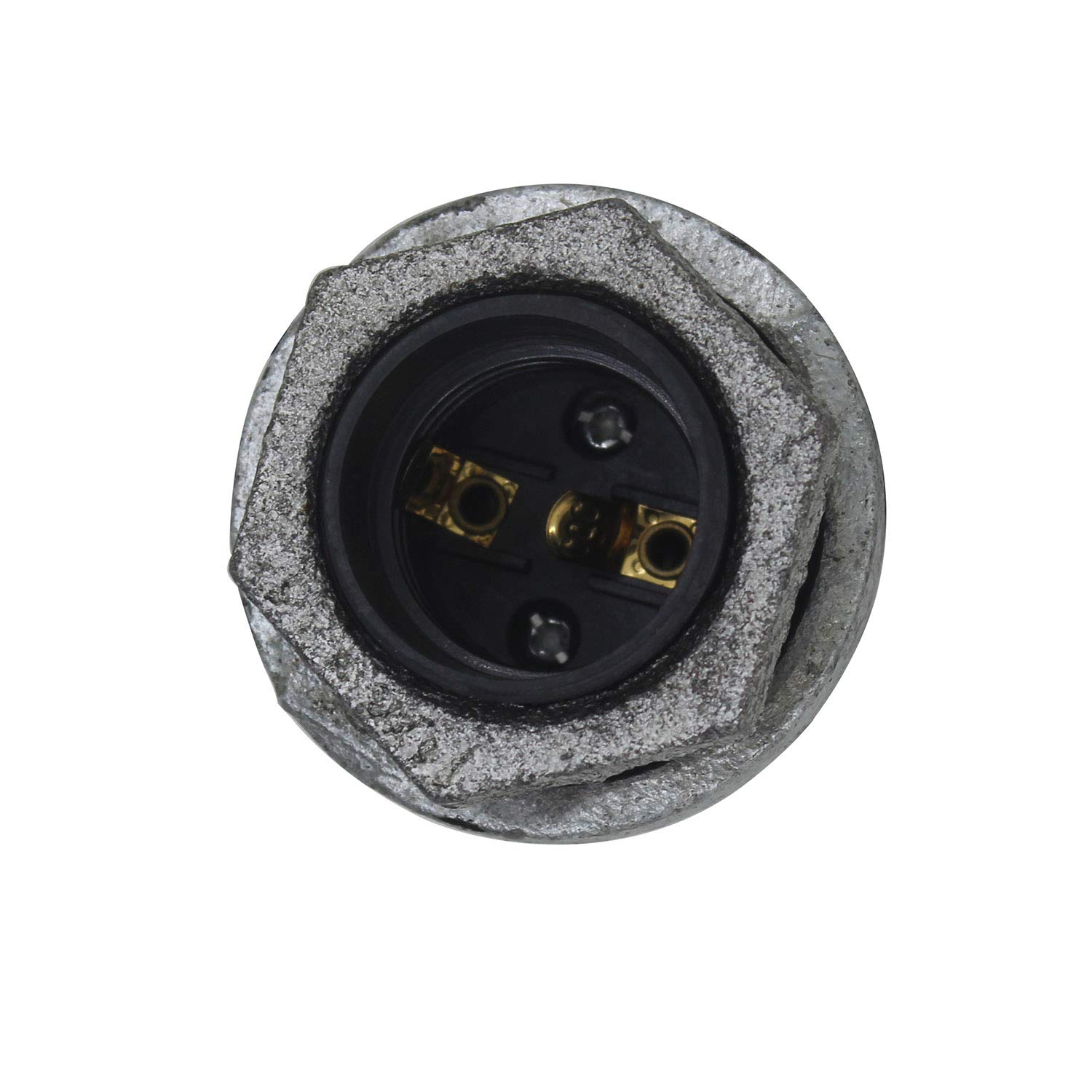 ROOwarMer Industrial lamp Holder for Industrial Steampunk Ceiling Light Vintage Pipe Wall Light 1/2 3/4 1 1-1/4 1-1/2 inch (2 Way Straight,3/4 inch) - Image 2