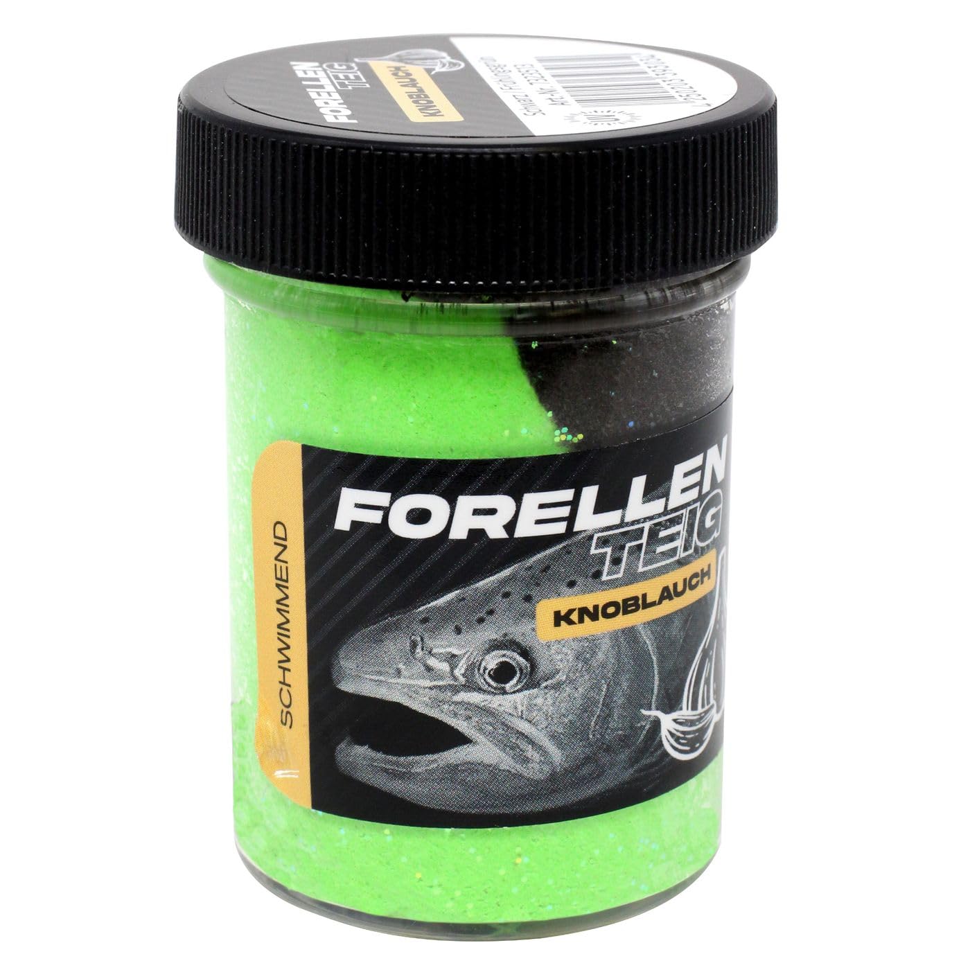 FTM Trout dough new formula trout dough paste partially: UV (black/spring green UV)