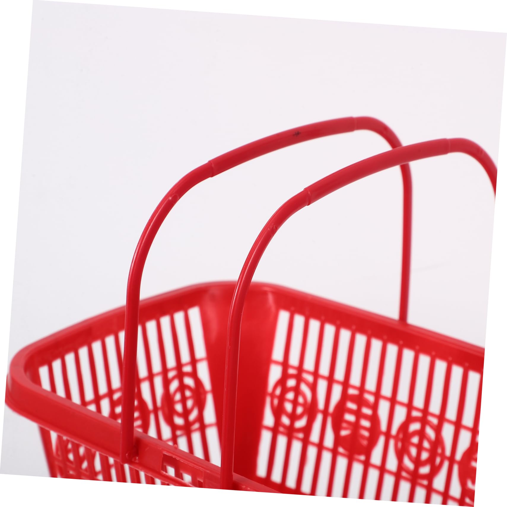 Panier De Cueillette Avec Bandoulière - Pour Fruits, Légumes, Baies - Plastique Rouge - 4