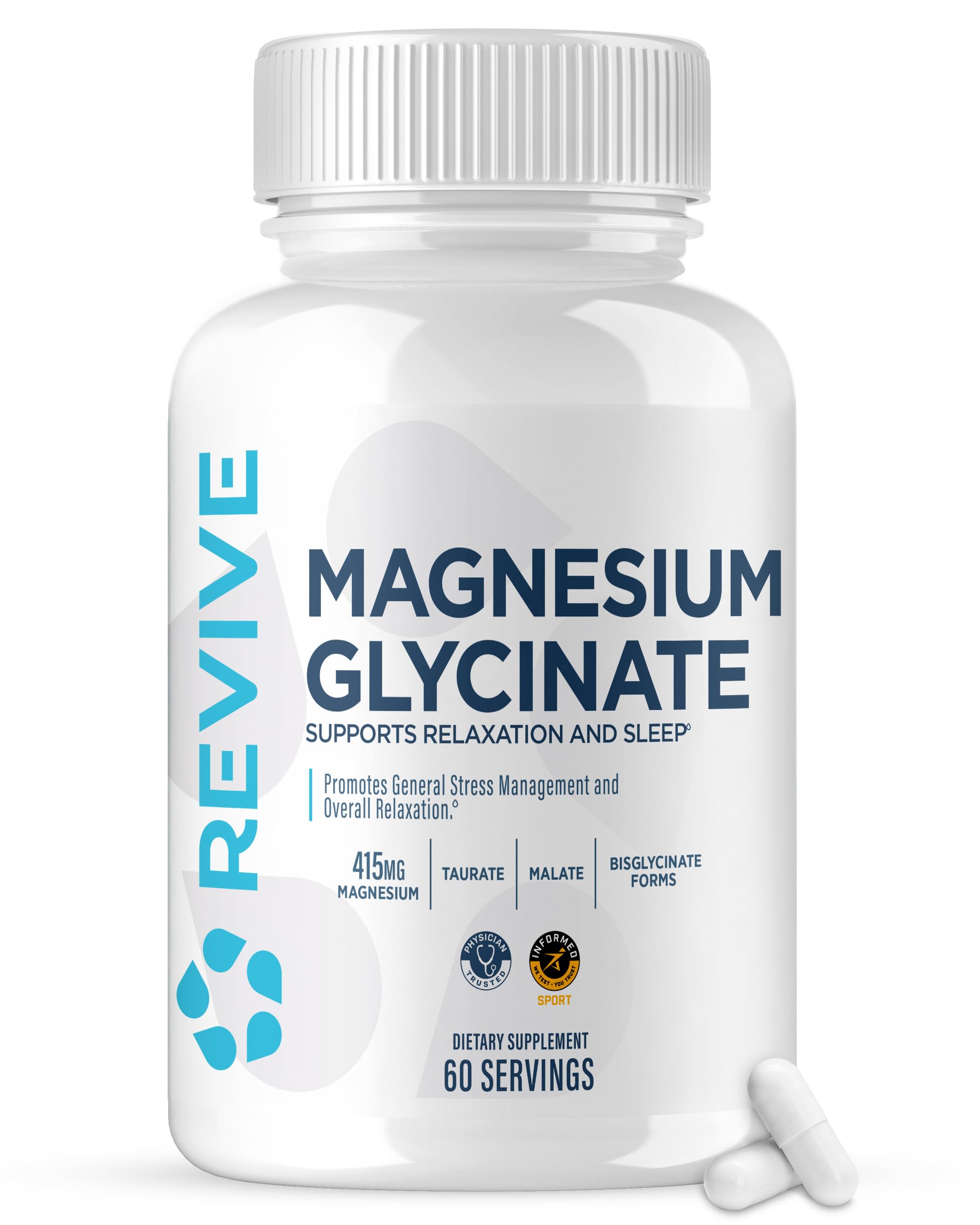 Revive MD Magnesium Glycinate, Nervous System and Musculoskeletal Support