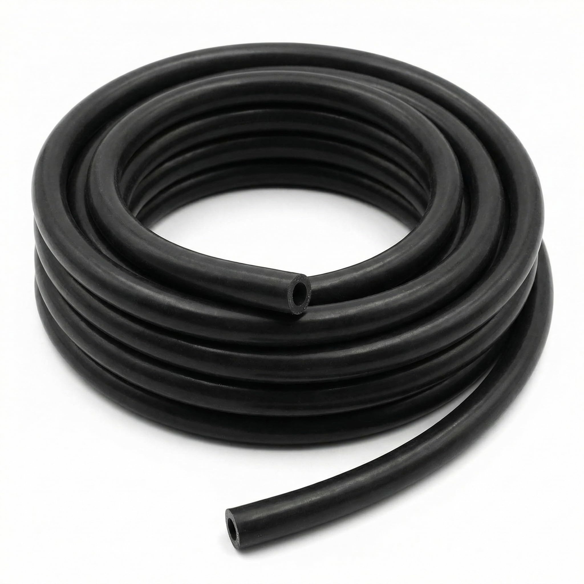 QWORK® 3m silikonowy wąż samochodowy wąż żaroodporny 6mm*12mm wąż próżniowy