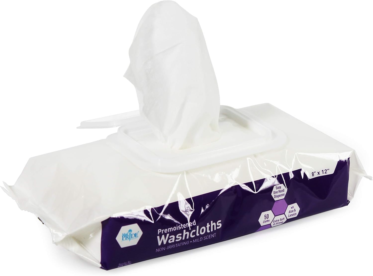 Medpride Disposable Premoistened Washcloths for Adults| 600-count, 8” x 12”| Silky Soft Wet Wipes W/ Aloe & Lanolin Mild Scent| Ideal for Skincare/ Personal Cleansing, Makeup Removing, Travel & More : Beauty & Personal Care