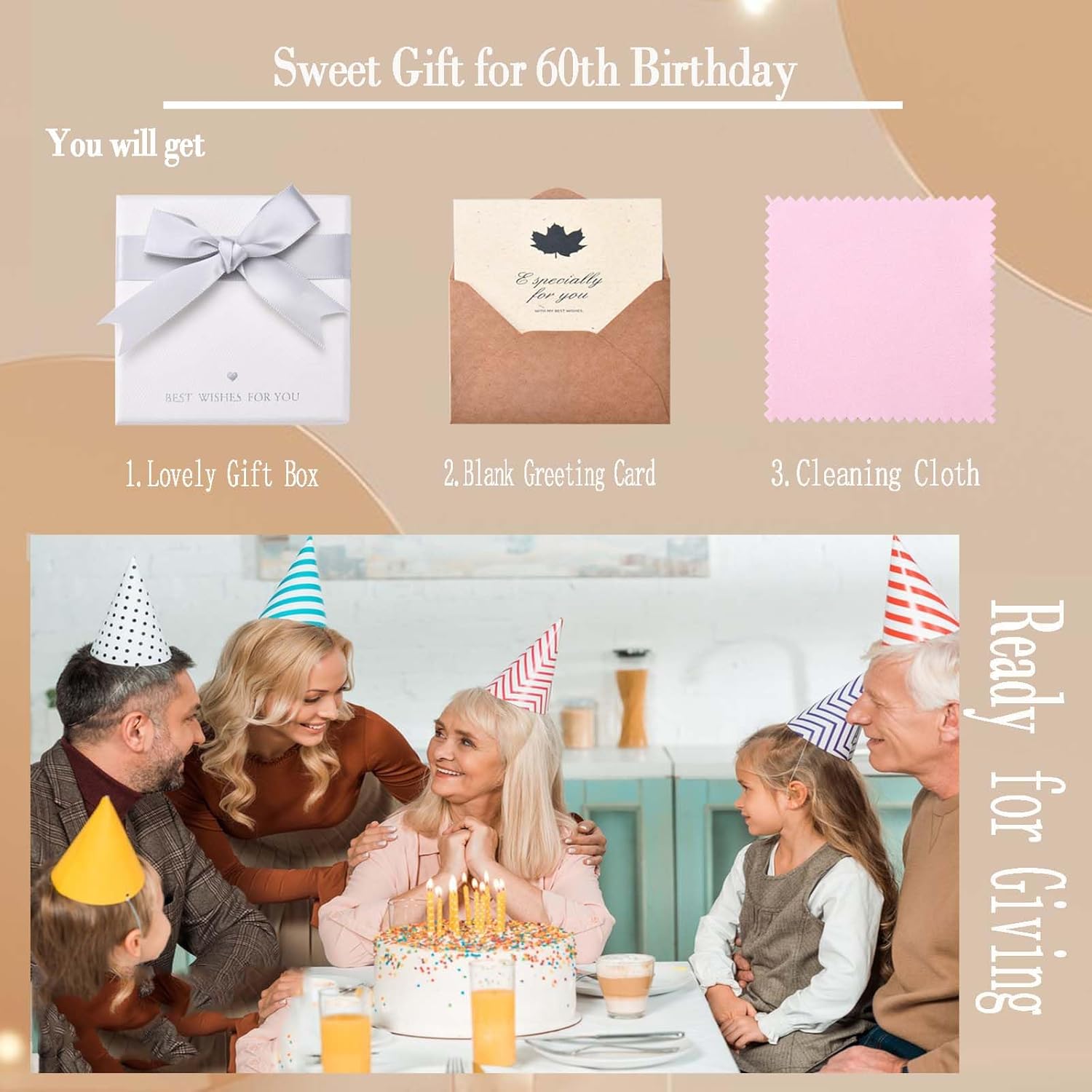 21st 30th 40th 50th 60th 70th 80th 90th 100th Birthday Gifts for Women, Silver Necklace Jewelry for Mom Daughter Nana Friend Sister Wife - Image 6