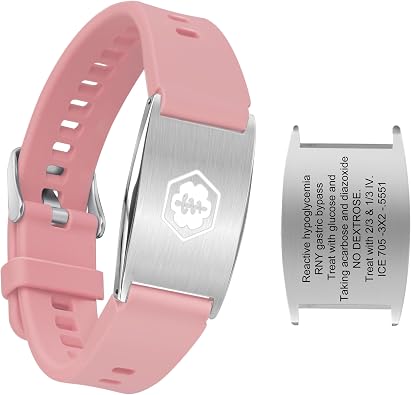 Custom Medical Alert Bracelets for Women with Free Engraving, Personalized Emergency Identification Medic ID Bracelet Diabetes Epilepsy Medic Handmade Jewelry