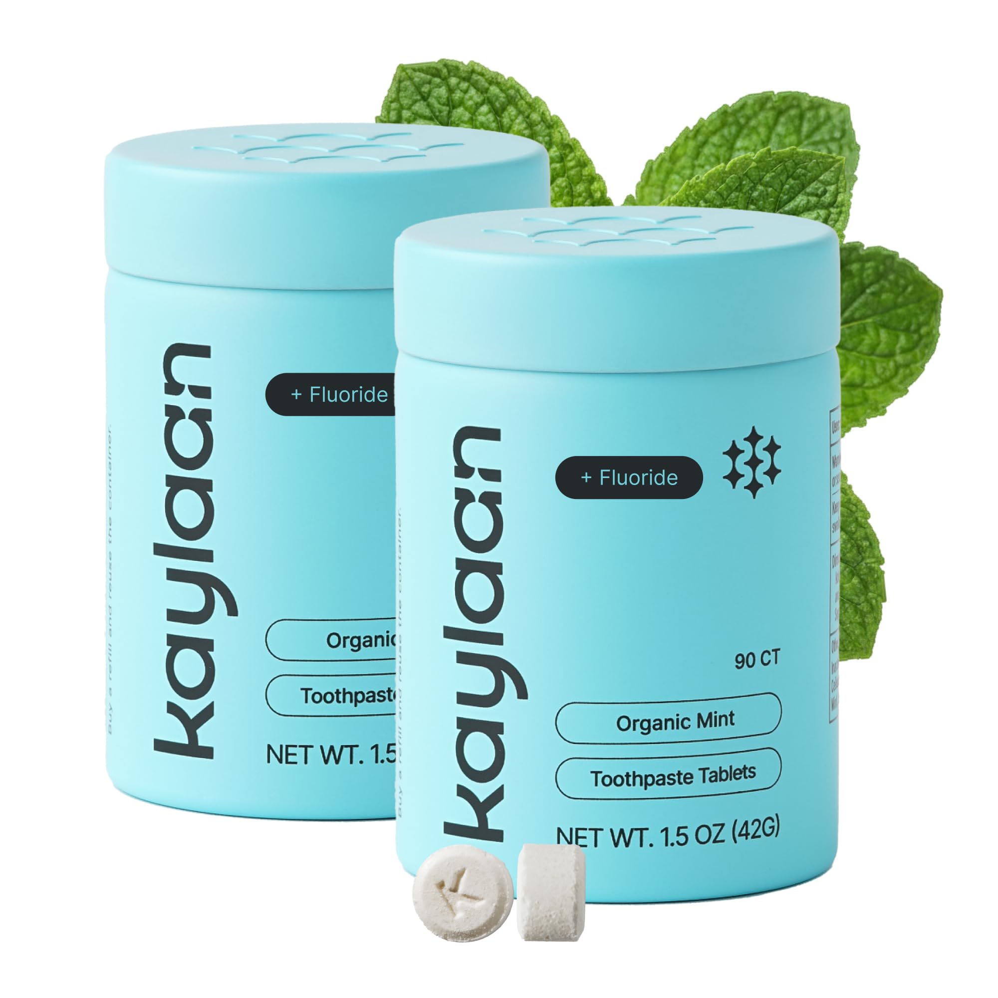 Amazon.com : Kaylaan Mint Toothpaste Tablets with Fluoride