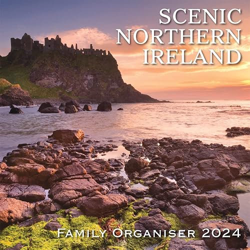 2024 Northern Ireland Calendar: Scenic Northern Ireland Family Organiser - Square Wall Calendar - Month to view