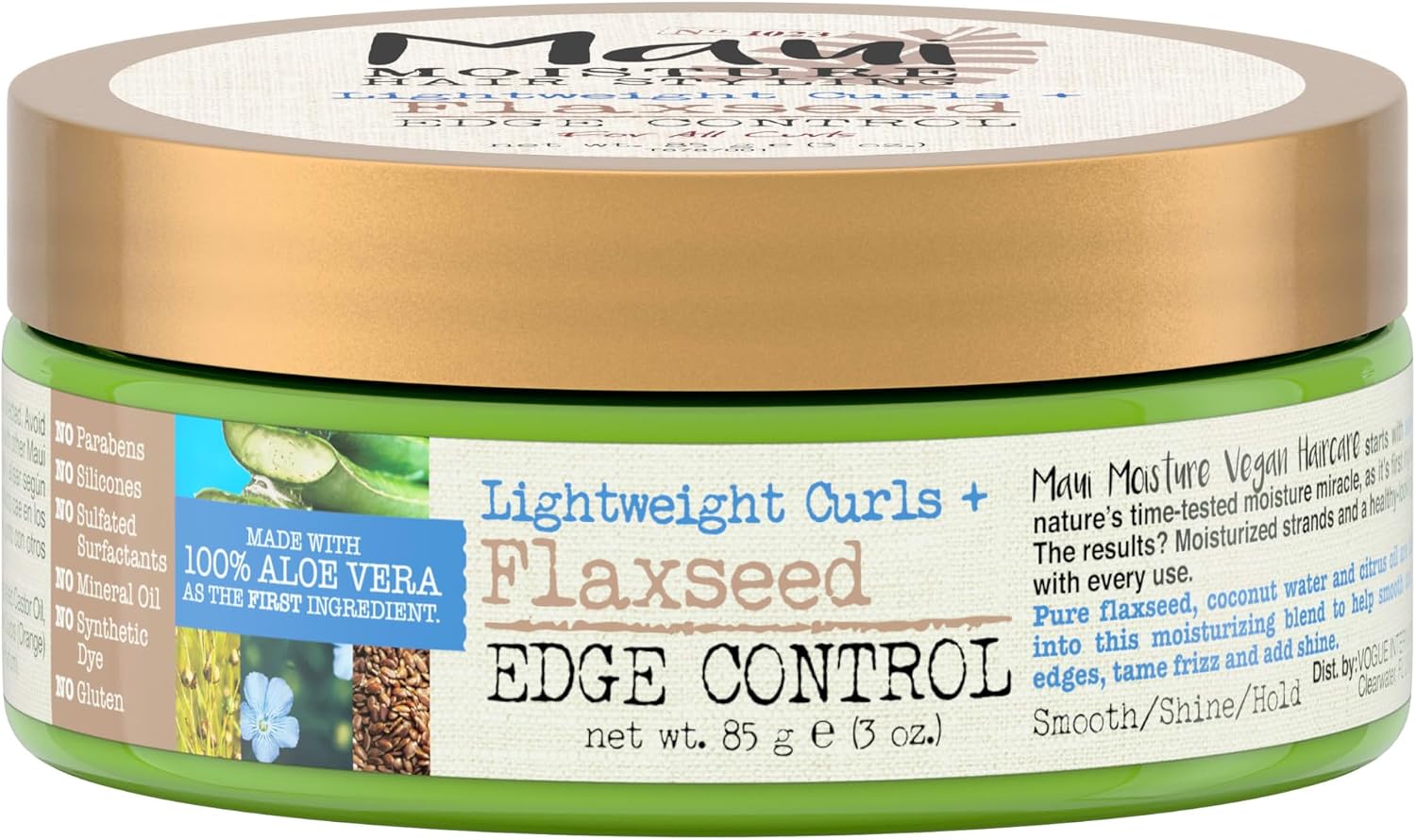 Maui Moisture Flaxseed Edge Control Jöle 85GR