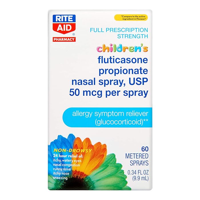 Buy Rite Aid Children's Fluticasone Propionate Nasal Spray, USP 50 mcg, 60 Metered Sprays