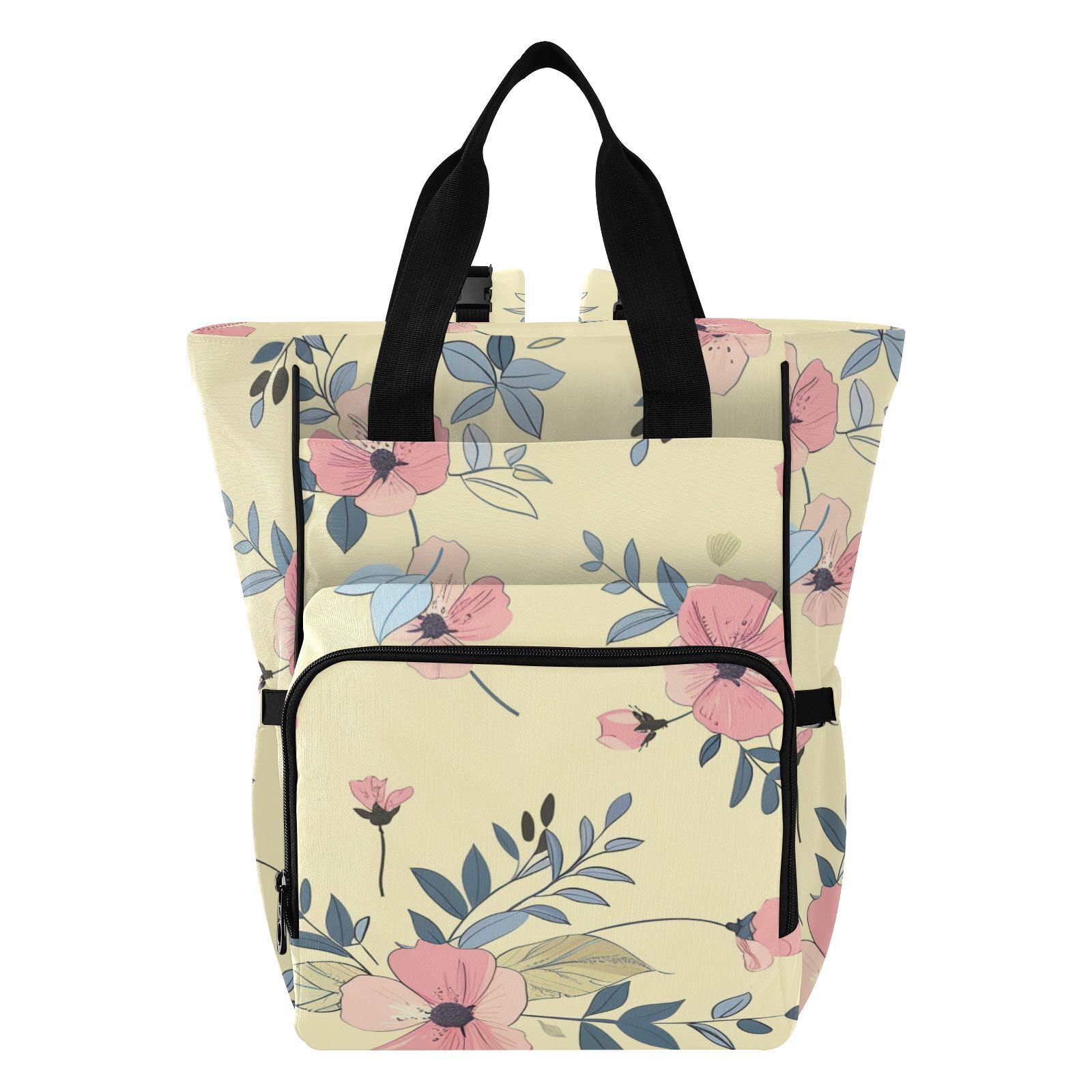 Baby Girl Boy Borsa per pannolini per papà mamma giallo chiaro
