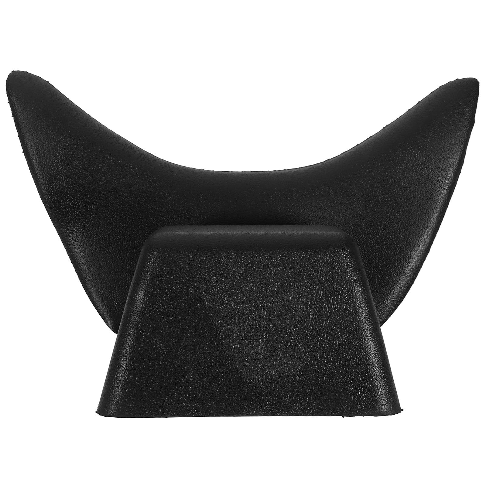 Operitacx Cojín Cómodo de Goma Antideslizante para Salón de Belleza y Peluquería Almohada Negro para Lavado de Cabello y Descanso del Cuello para Cuenco de Champú