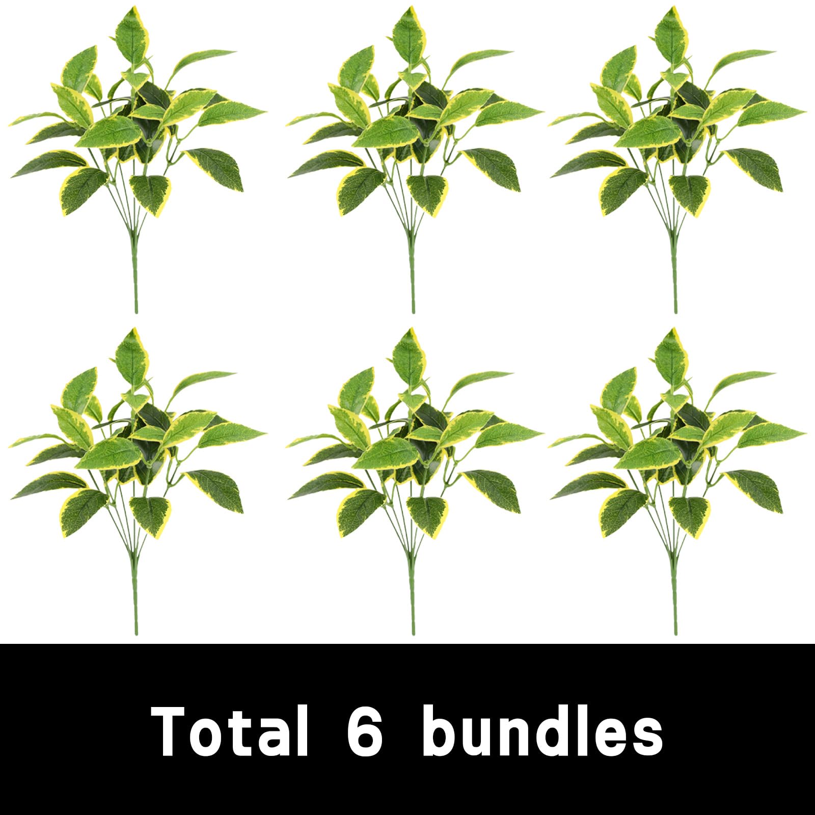 astylishome Artificial Plants Indoor Small Artificial Plants Faux Greenery Stems for Home Garden Office Floral Arrangements Table Centerpieces Indoor Outdoor Decor 2805 - Image 2