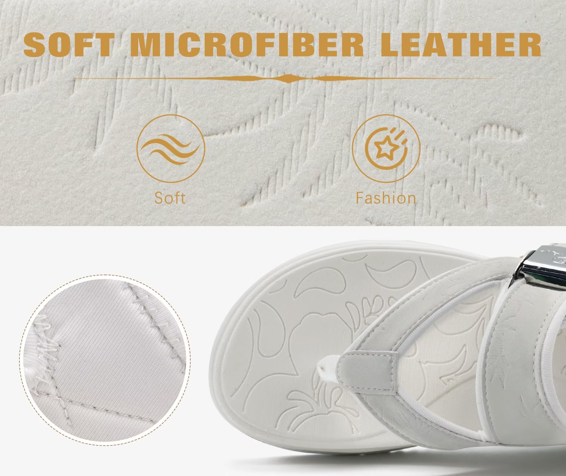 ONCAI Plataforma para Mujer Chanclas Verano Playa Elegantes para Female Sandalias Gruesas de Moda para Caminar y Suelas de Goma Para Exteriores