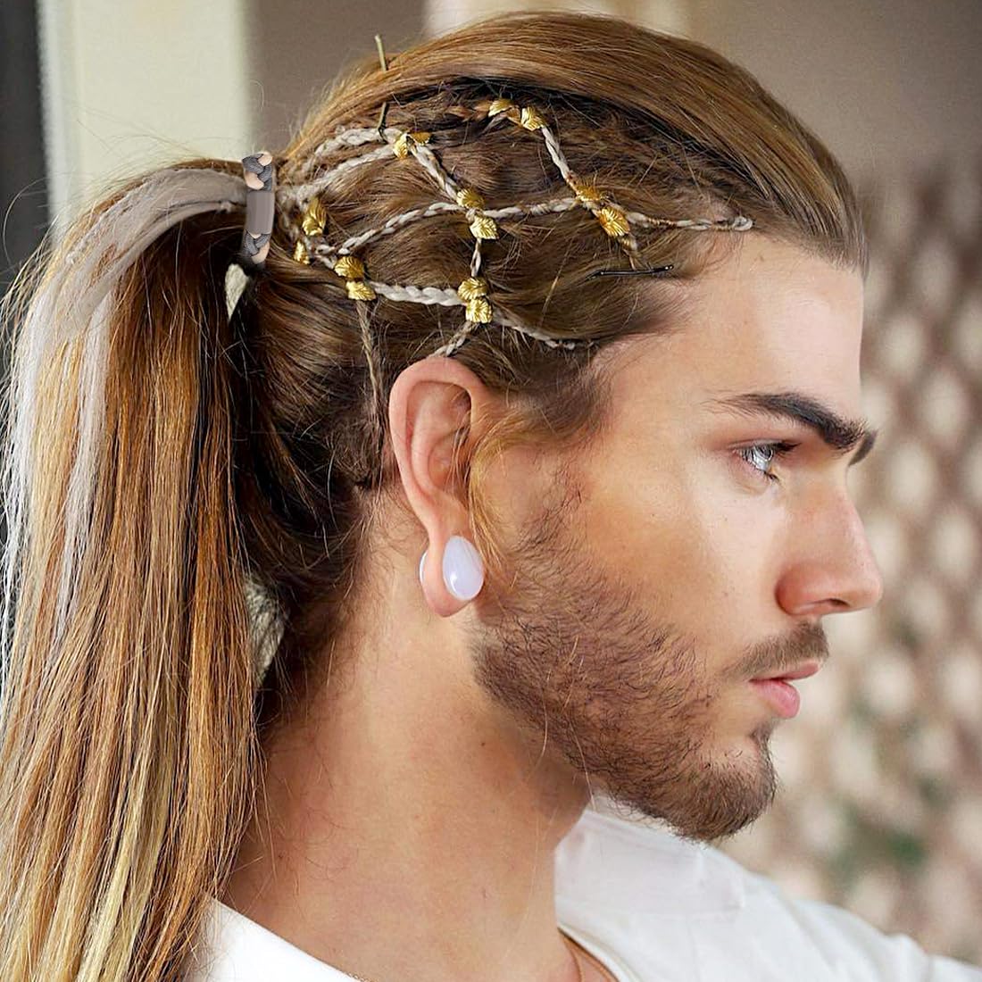 Amazon | Voyyphixa ヘアロープ シュシュゴム 10本セット メンズ