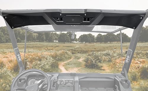 Miniatura 2 de SAUTVS Defender - Revestimiento de techo delantero, sistema de cápsulas de altavoz para Can-Am Defender/Max HD8 HD10, reemplazo # 715003098 (1