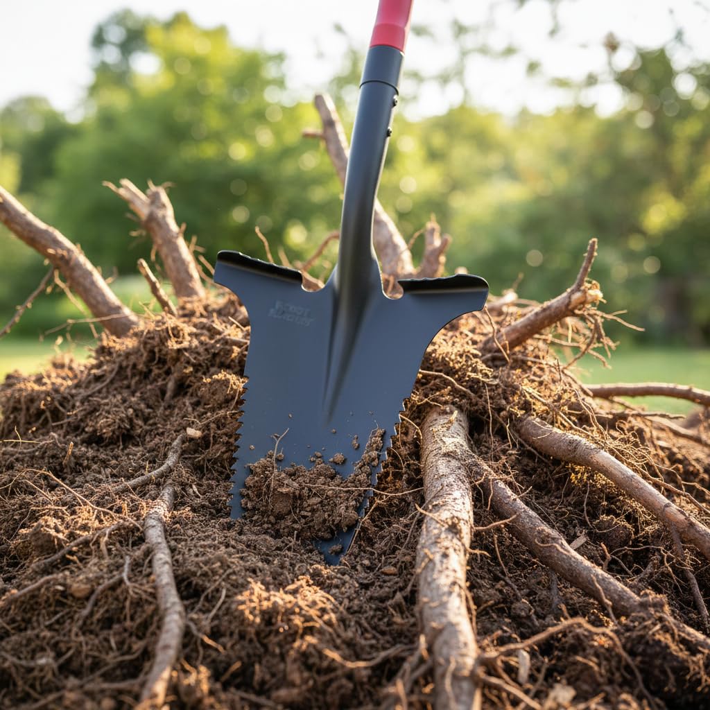 Root Slayer Radius Garden RS220-001 Pala a vanga seghettata in acciaio